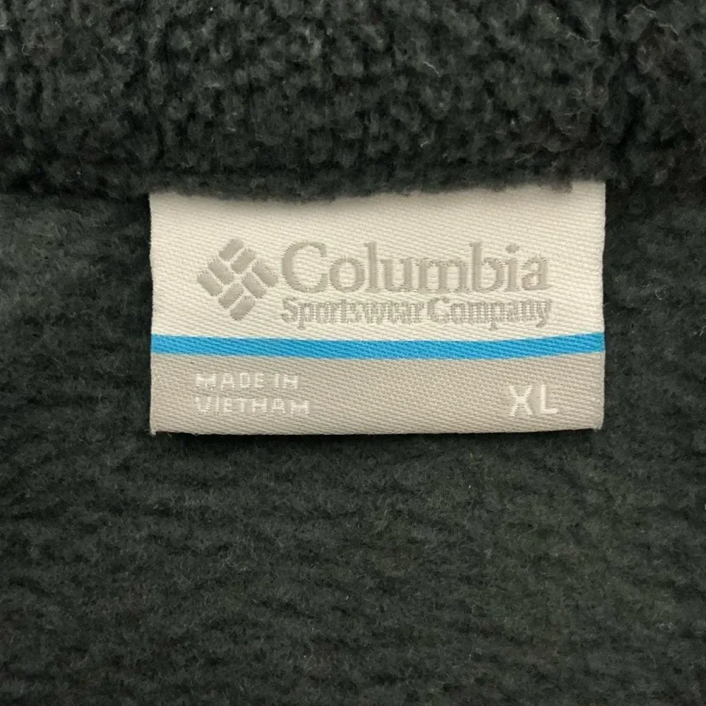 Columbia ladies black Fleece Jacket size XL